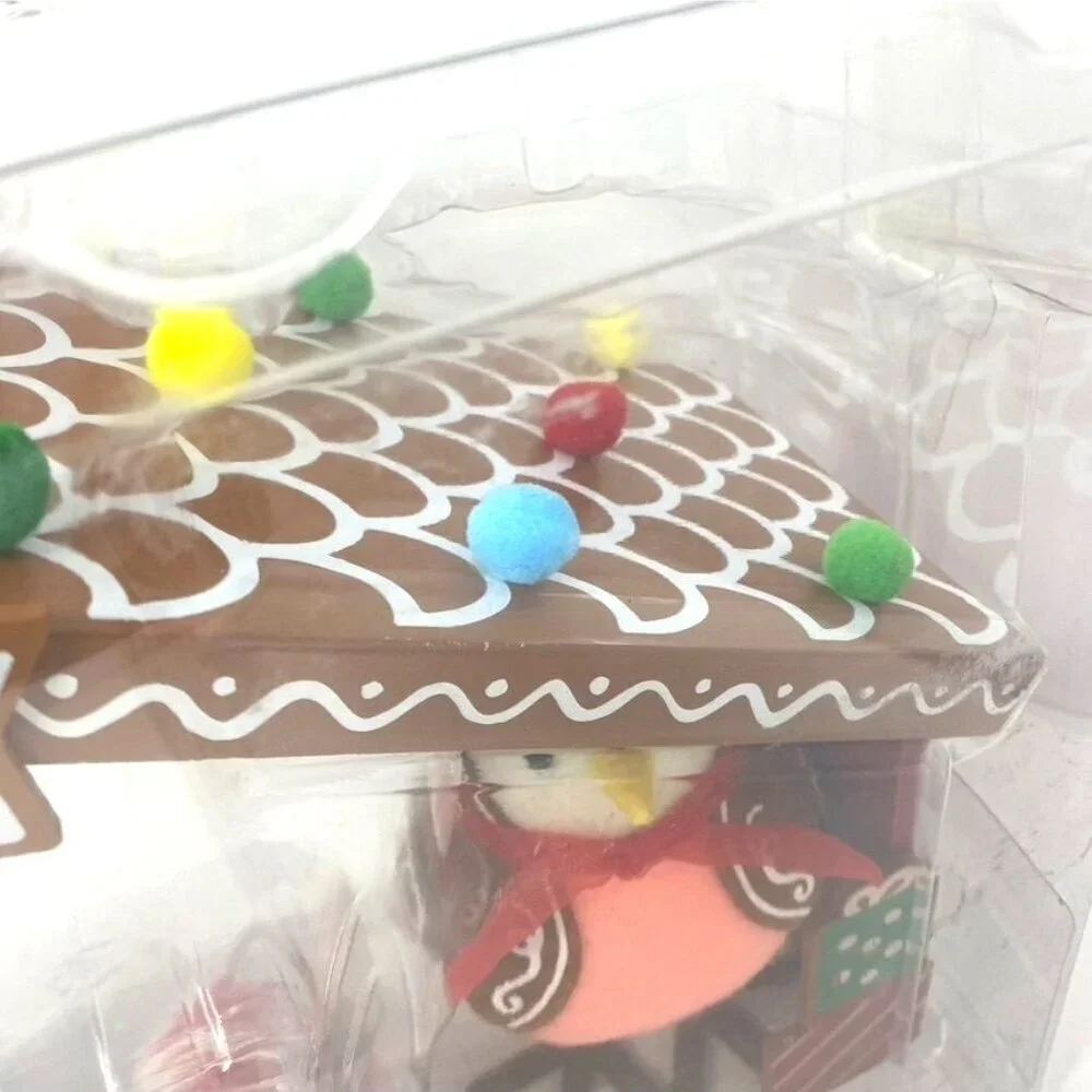 Target Wondershop Featherly Friends Gingerbread House Family Trio Holiday Decor